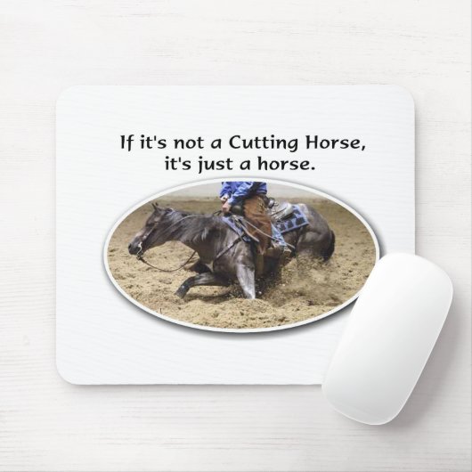 niet alleen een paard muismat (Met muis)