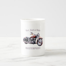 Niet alleen een Ride Masterpiece - Retro Motorbike Porselein Kop
