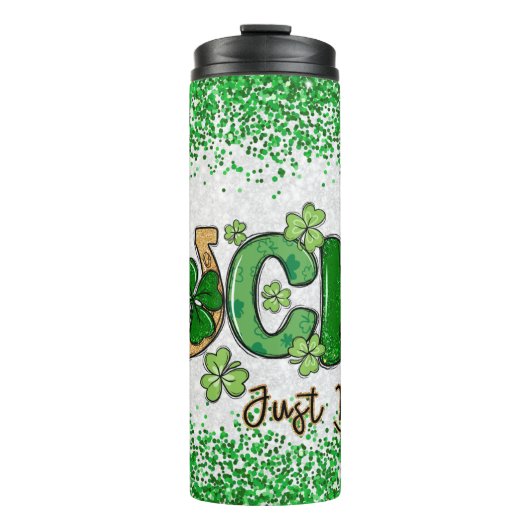 Niet alleen geluk, maar ook gezegend thermosbeker (Voorkant)