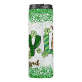 Niet alleen geluk, maar ook gezegend thermosbeker (Achterkant)