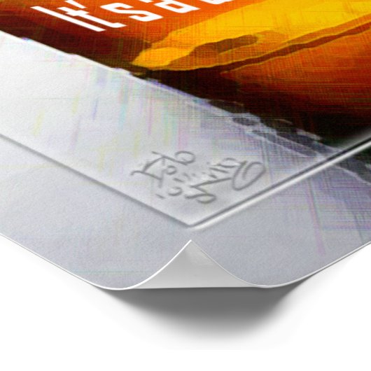 Niet alleen half leeg poster (Hoek)