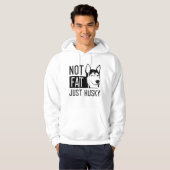 Niet alleen maar Husky Hoodie (Voorkant volledig)