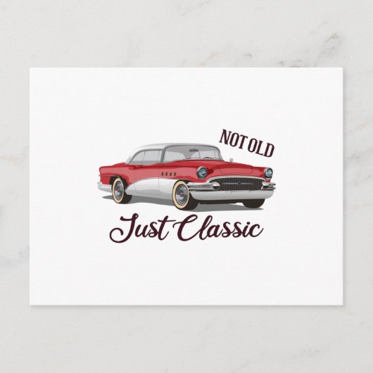 Niet alleen oud, klassieke briefkaart (Voorkant)