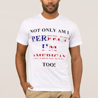 Niet alleen perfect, Amerikaans T-shirt