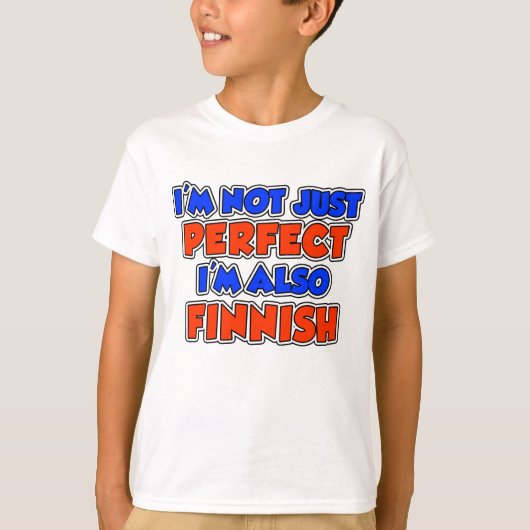 Niet alleen perfect Fins T-shirt (Voorkant)