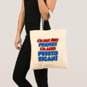 Niet alleen perfect Ik ben Puerto Ricaanse Canvas  Tote Bag (Voorkant (product))