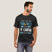 Niet alleen perfect ik ben Saint Lucia te trots op T-shirt (Voorkant volledig)