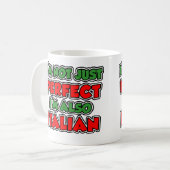 Niet alleen perfect Italiaans Koffiemok (Voorkant links)