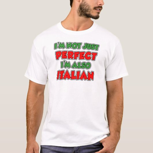 Niet alleen perfect Italiaans T-shirt (Voorkant)