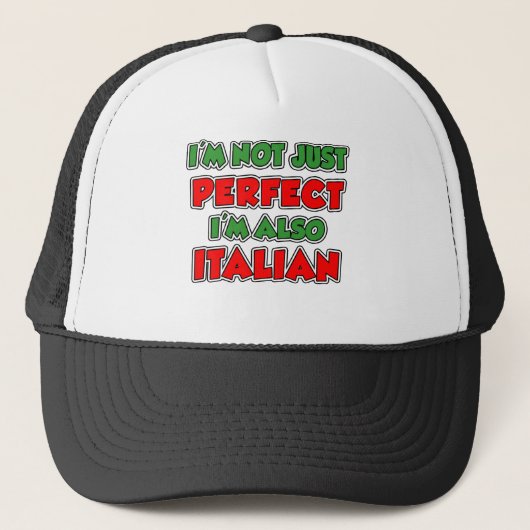 Niet alleen perfect Italiaans Trucker Pet (Voorkant)