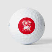 Niet alleen perfect, maar ook goed zo grappig Wale Golfballen (Voorkant)