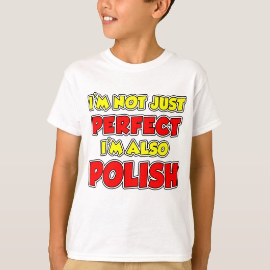 Niet alleen perfect Pools T-shirt (Voorkant)