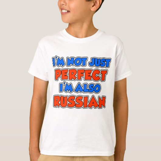 Niet alleen perfect Russisch T-shirt (Voorkant)