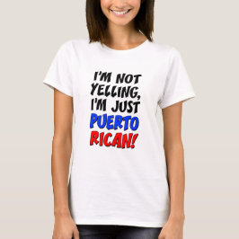 Niet alleen Puerto Rican roepen T-shirt