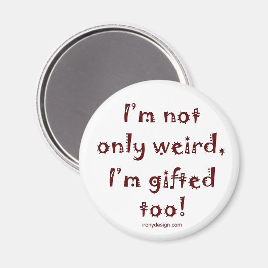 Niet alleen raar magneet (Voorkant / Achterkant)