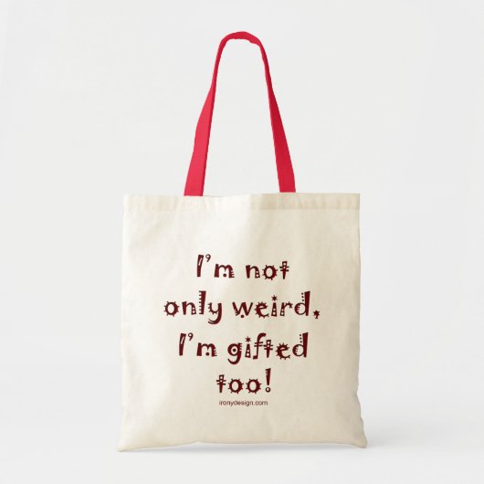 Niet alleen raar tote bag (Voorkant)