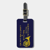 Niet alleen Smart French Horn Bagagelabel (Voorkant verticaal)