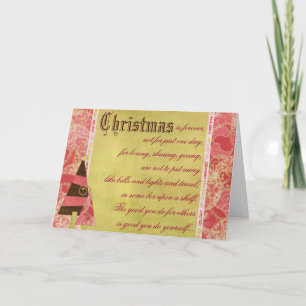 Niet alleen voor één dagKerstkaart Feestdagen Kaart