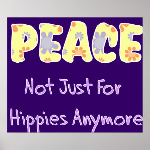 Niet alleen voor Hippies Poster