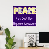 Niet alleen voor Hippies Poster (Thuiskantoor)