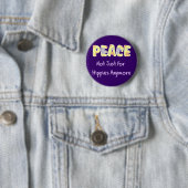 Niet alleen voor Hippies Ronde Button 5,7 Cm (In situ)
