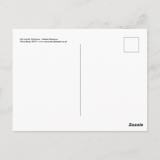 Niet alleen voor kerstBriefkaart Briefkaart (Achterkant)