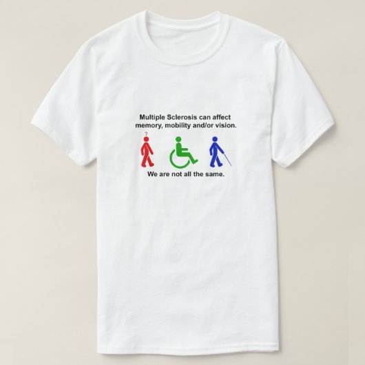 NIET ALLEMAAL HETZELFDE T-SHIRT (Design voorkant)