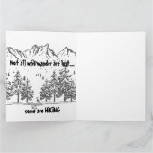 Niet Allemaal Wie Dwalen Zijn Verloren Leuk WANDEL Kaart (Binnen)