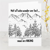 Niet Allemaal Wie Dwalen Zijn Verloren Leuk WANDEL Kaart (Gele Bloem)