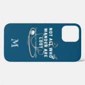 Niet allen die de ander verliest Citaat Monogram Case-Mate iPhone Case (Achterkant (horizontaal))