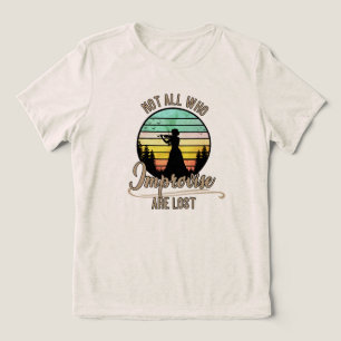 Niet Allen Die Improviseren Zijn Verloren Tri-Blend Shirt