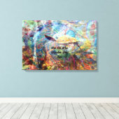 Niet allen die Inspirerend Citaat zijn verloren Canvas Afdruk (Insitu (Houten vloer))