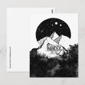 Niet allen die WANDER zijn verloren illustratie ci Briefkaart (Voorkant / Achterkant)