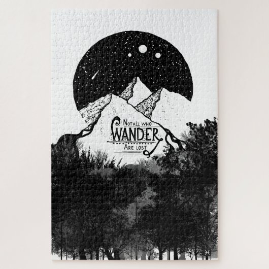 Niet allen die WANDER zijn verloren illustratie ci Legpuzzel (Verticaal)
