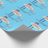 Niet alles in Vegas is een jongen. Cadeaupapier (Hoek)