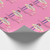 Niet alles in Vegas is een meisje. Cadeaupapier (Hoek)