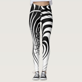 NIET ALLES IS ZWART EN WIT LEGGINGS
