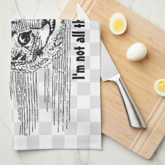 Niet alles. theedoek (Quarter Fold)