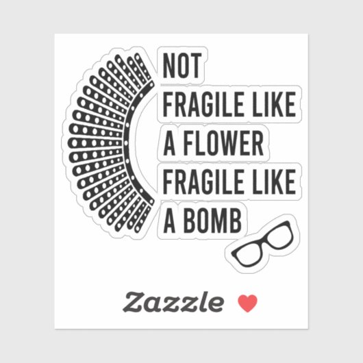 Niet als een fluitje als een bomb sticker (Vel)