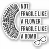 Niet als een fluitje als een bomb sticker (Voorkant)