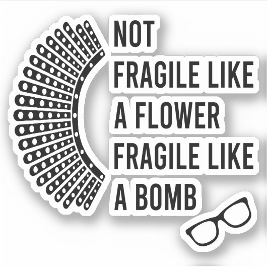 Niet als een fluitje als een bomb sticker (Voorkant)