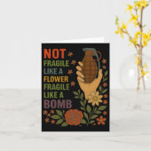 Niet als een fluitje als een bomemi kaart (Gele Bloem)