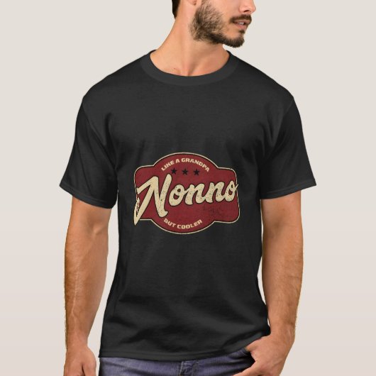 Niet als een opa maar er Italiaanse Nono T-shirt (Voorkant)