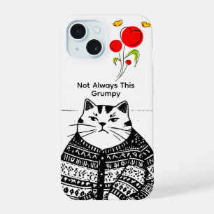 Niet Altijd Chagrijnige Kat Phonehoes iPhone 15 Case