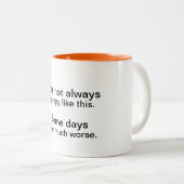 Niet altijd gruwelijke mok (Voorkant rechts)