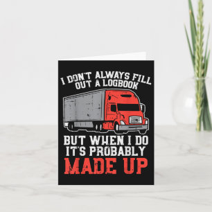 Niet altijd logboek als ik een vrachtwagen heb gem kaart