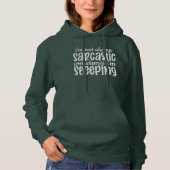 Niet altijd sarcastisch grappig hoodie (Voorkant)