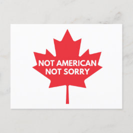 Niet Amerikaans, geen Briefkaart