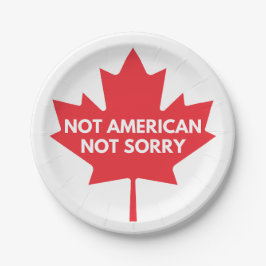 Niet Amerikaans, geen papieren Bord