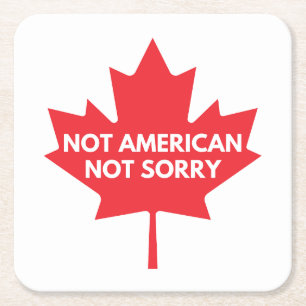 Niet Amerikaans, geen papieren Onderzetter